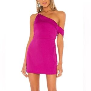 Revolve - Superdown Keyonne Mini Dress in Magenta - Size Medium (NWT)